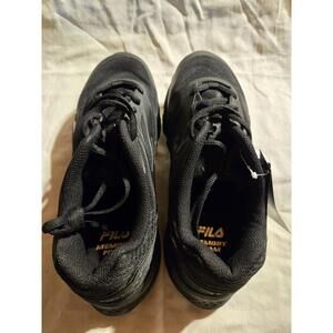 NEW Fila Mens Superstride 4, Black,  Lace Up Sneaker Shoes Size 8.5W